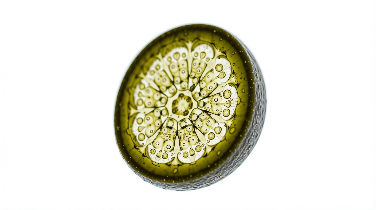 Microscopic detail of Mediterranean plant life